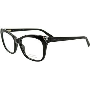 Swarovski SK5292 Womens Plastic Eyeglass Frame 001 Shiny Black 52-17